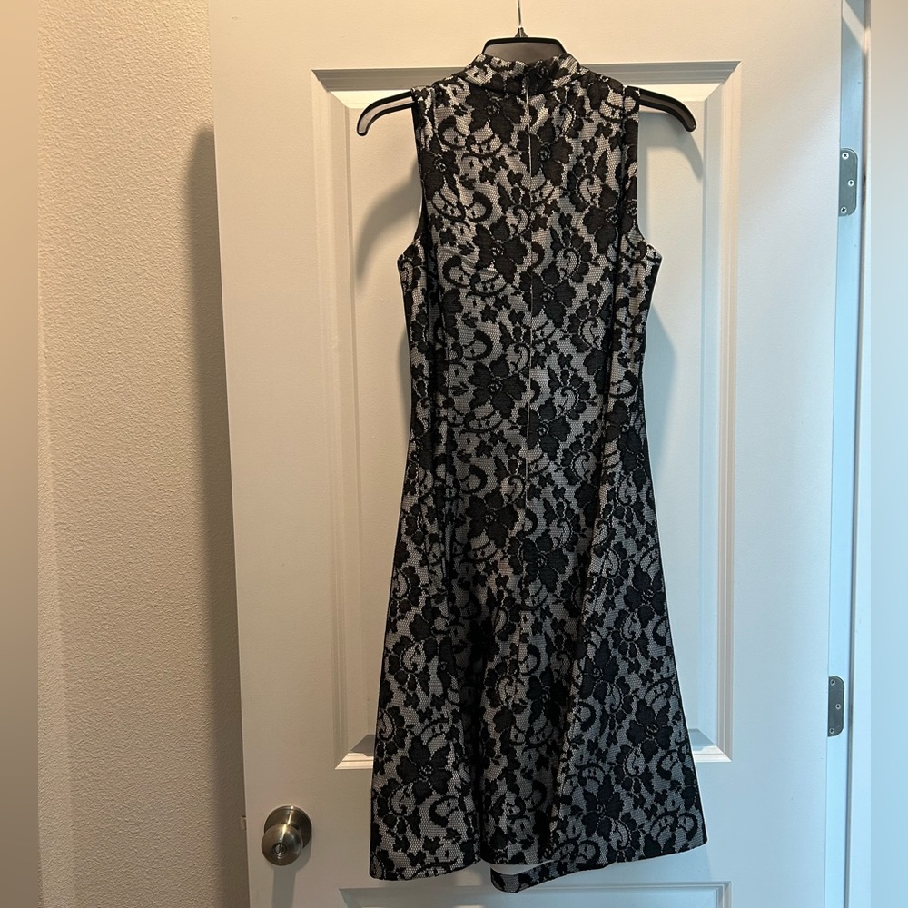 Jax Black and Cream Lace Dress - Picture 2 of 3
